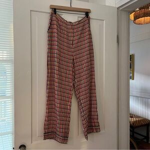 Ciao Lucia Multicolor Checkered Pants